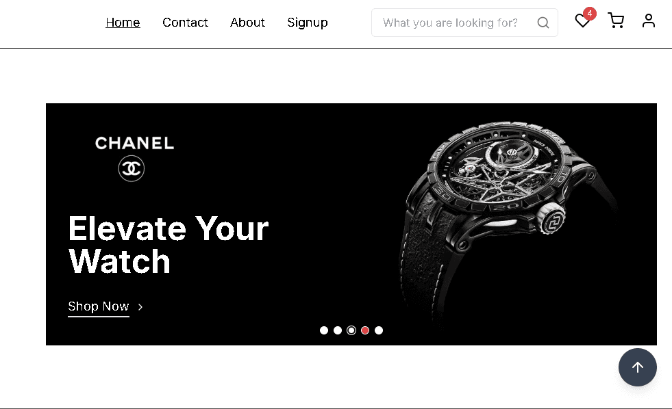 Ecommerce Landing 